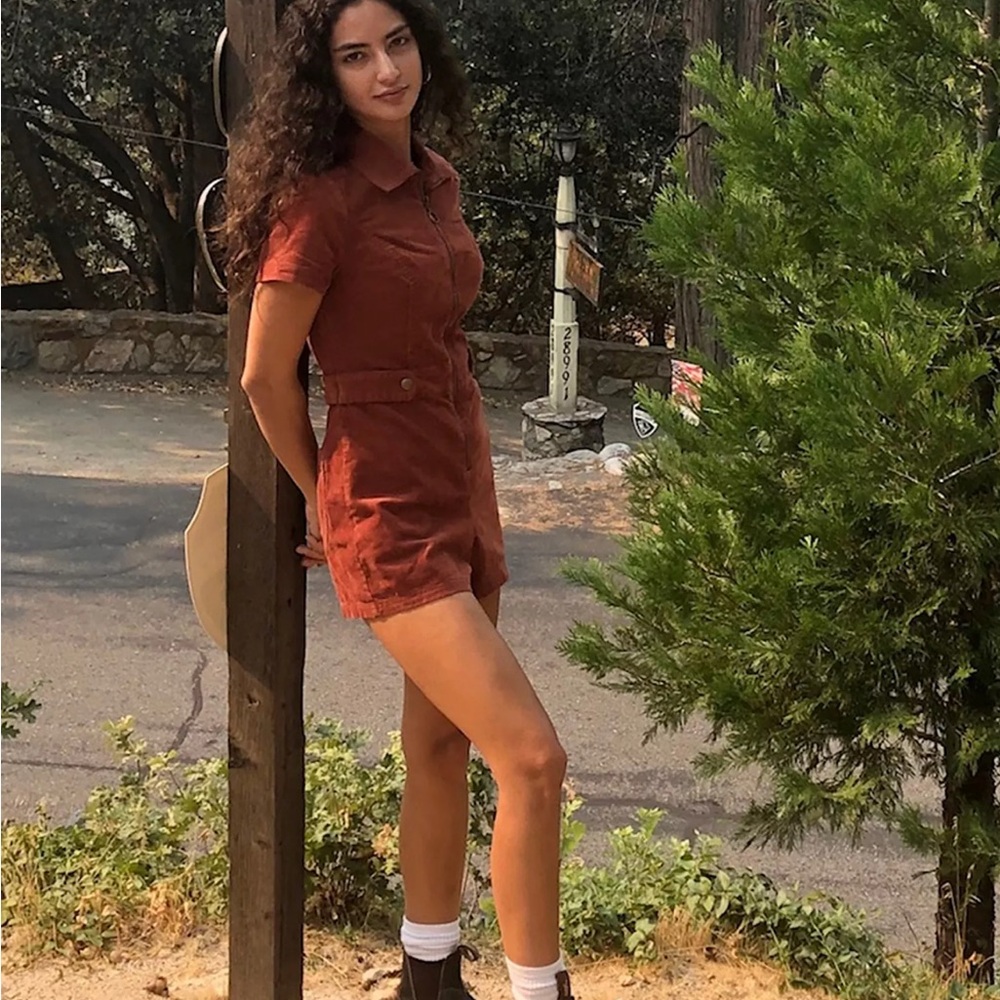 Urban Outfitters Rust Jumpsuit